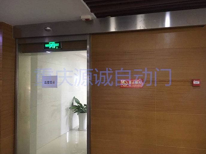 有框单滑自动门